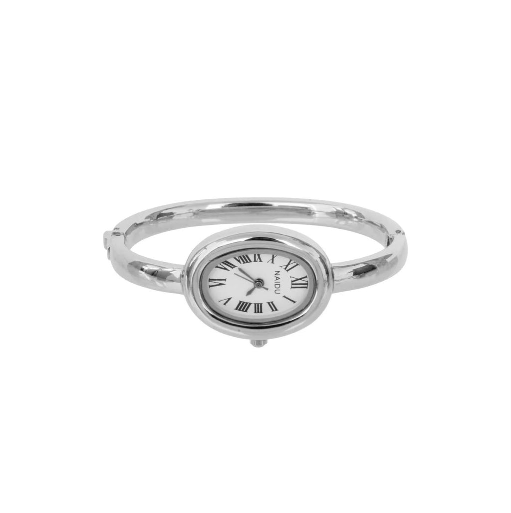 Reloj brazalete plata