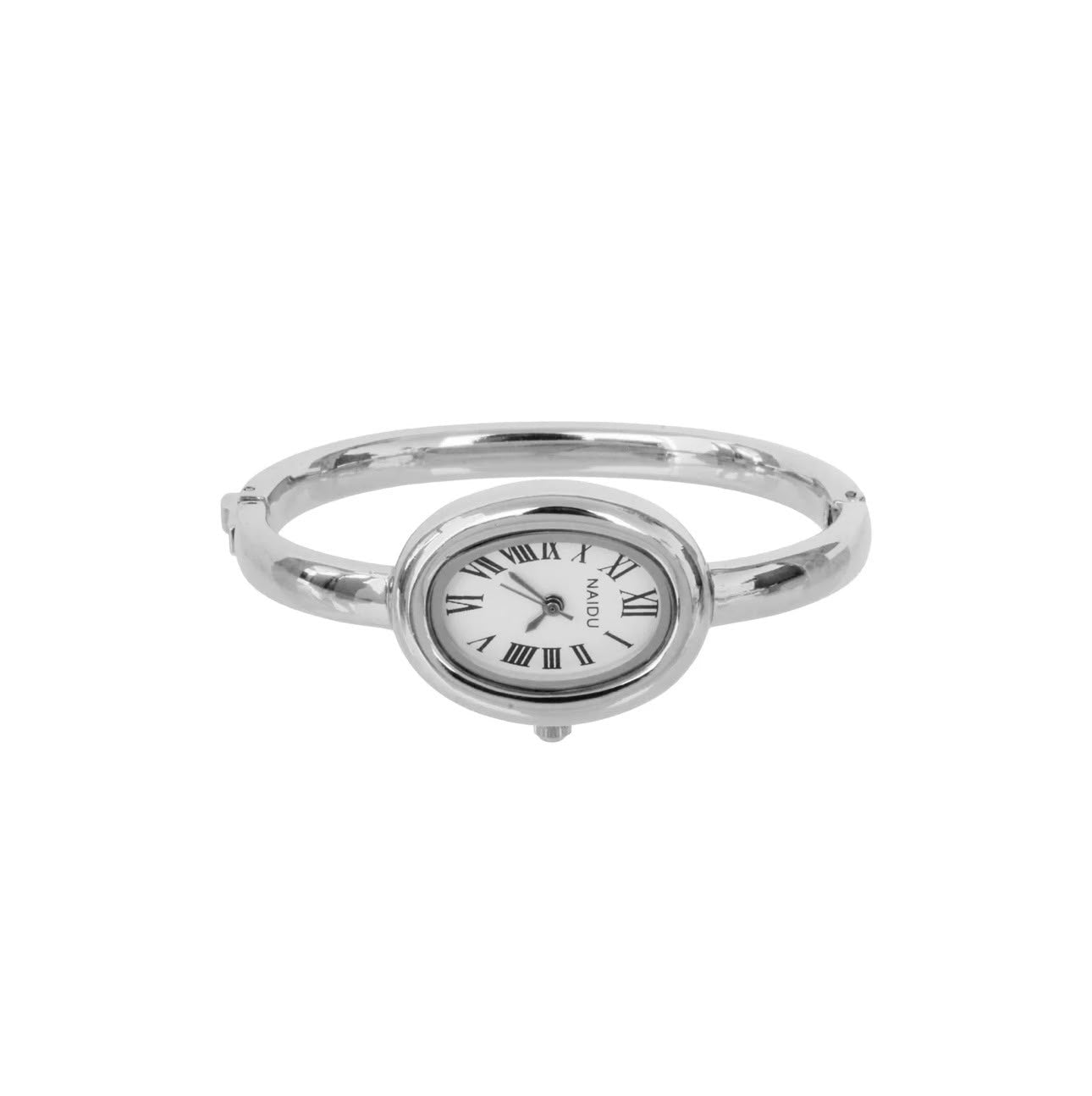 Reloj brazalete plata